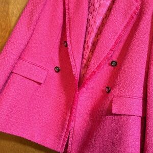 Karl Langerfeld blazer size 6 | Flamingo Pink Blazer 6 | NWT | luxury blazer 6